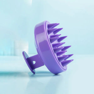 Brosse massage cuir chevelu pour stimuler la pousse des cheveux
