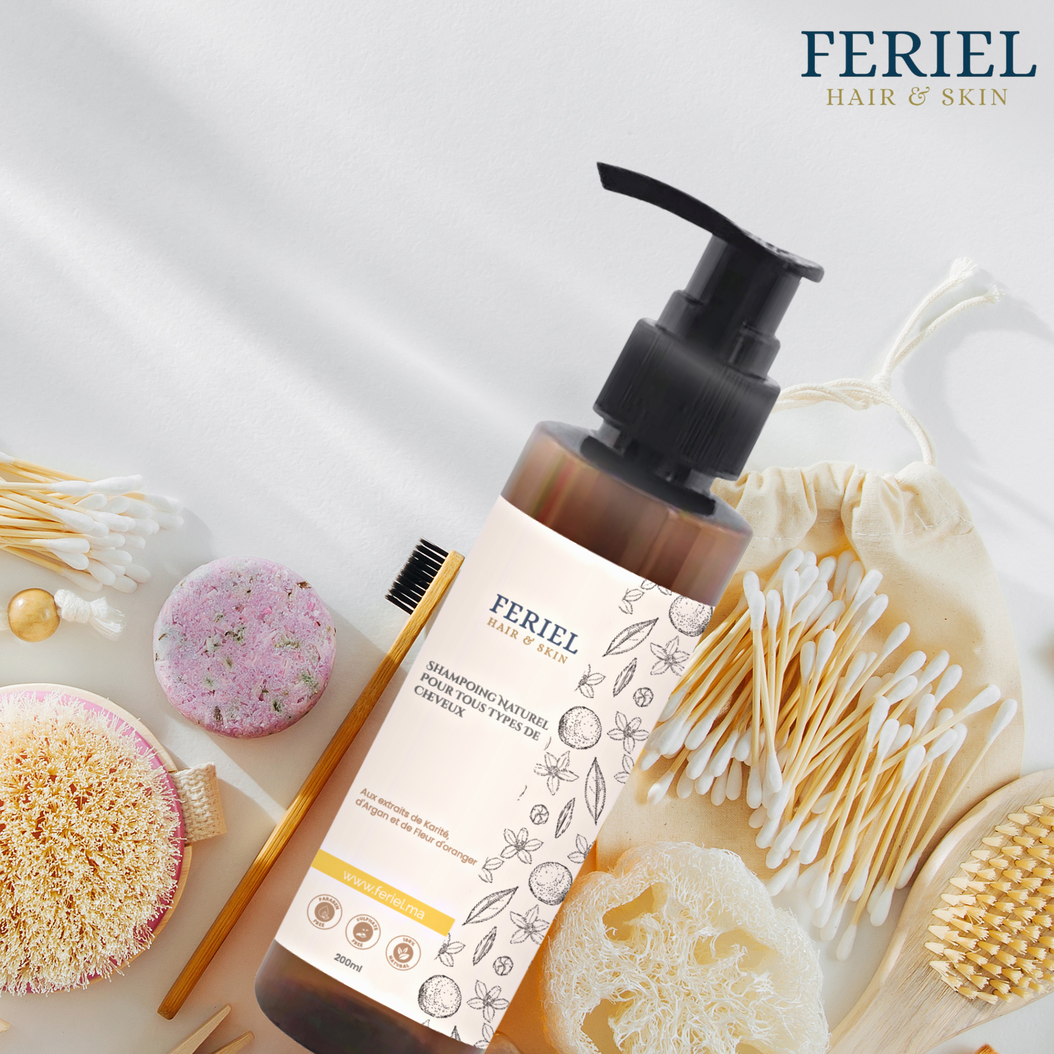 Shampoing Naturel Sans Sulfate